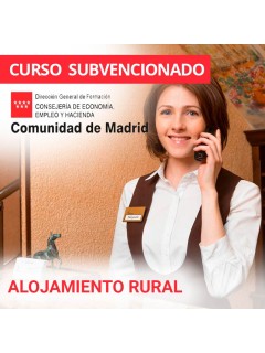 Certificado de profesionalidad. madrid. Alojamiento rural. cualificate