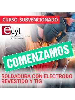 Curso del Certificado de profesionalidad para soldadura con electrodo revestido y TIG en Castilla y Leon